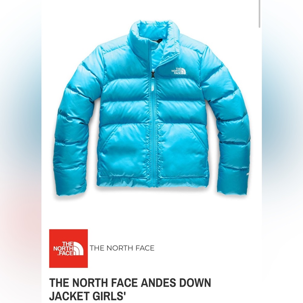Northface girls puffy down jacket